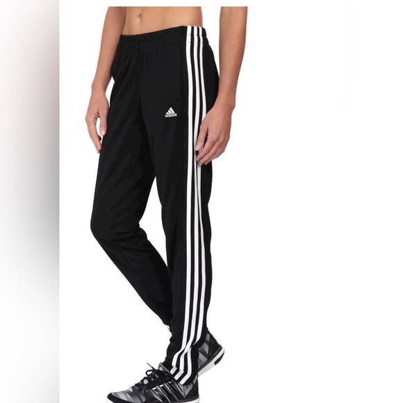 Adidas Womens Activewear Bottoms Zip-Ankle Logo Pants - Picture 1 of 1